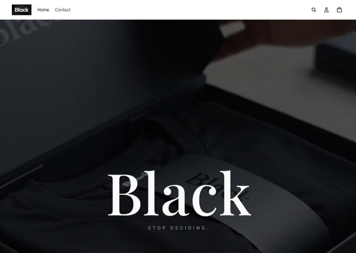 buyblacktshirt.com: an apparel store built by Veer, 14